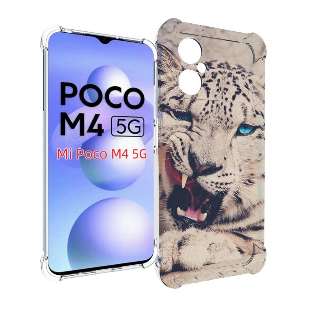 

Чехол MyPads Барсюня для Xiaomi Poco M4 5G, Прозрачный, Tocco