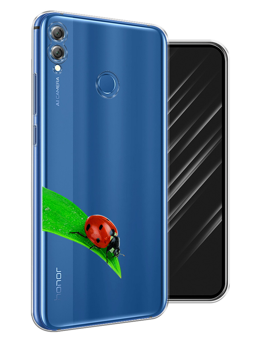 

Чехол Awog на Honor 8X "На счастье", Белый;красный;зеленый, 66750-1