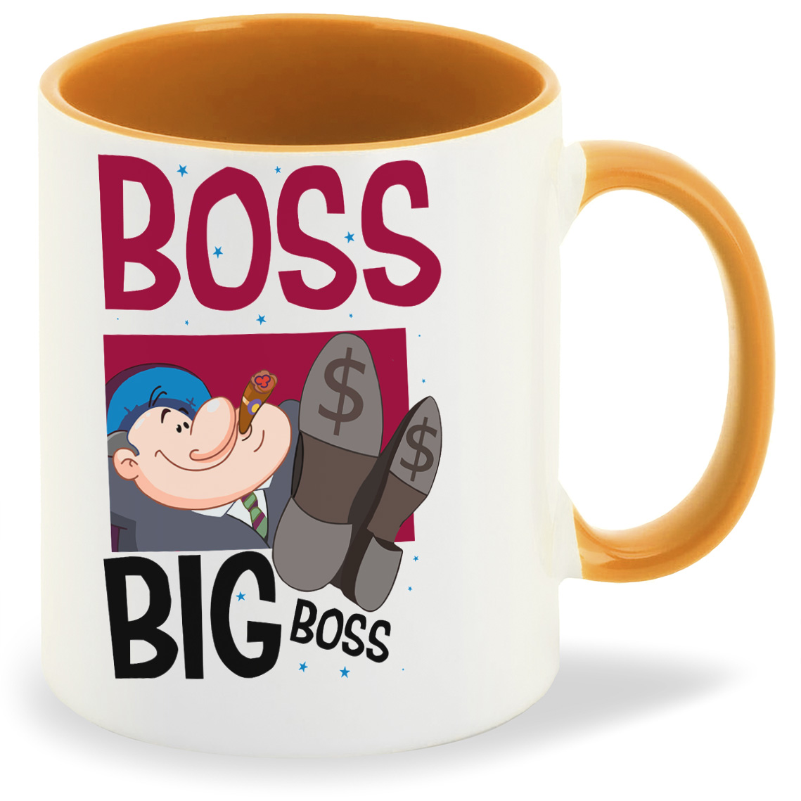 

Кружка CoolPodarok Прикол Босс биг босс Boss big boss, Прикол Босс биг босс Boss big boss