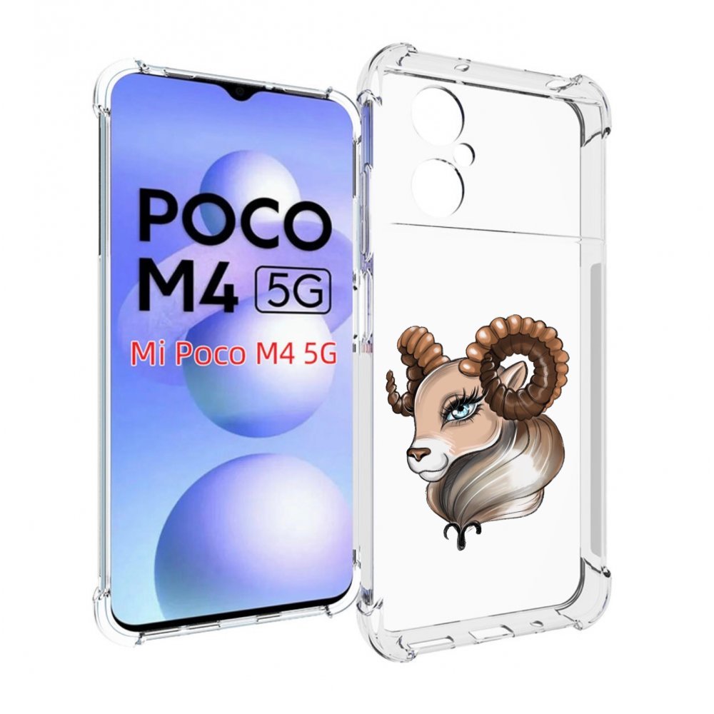 

Чехол MyPads Барашка для Xiaomi Poco M4 5G, Прозрачный, Tocco