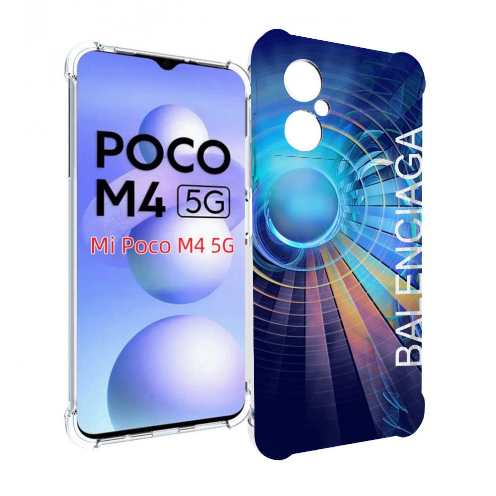 

Чехол MyPads Баленсиага-абстракция для Xiaomi Poco M4 5G, Прозрачный, Tocco