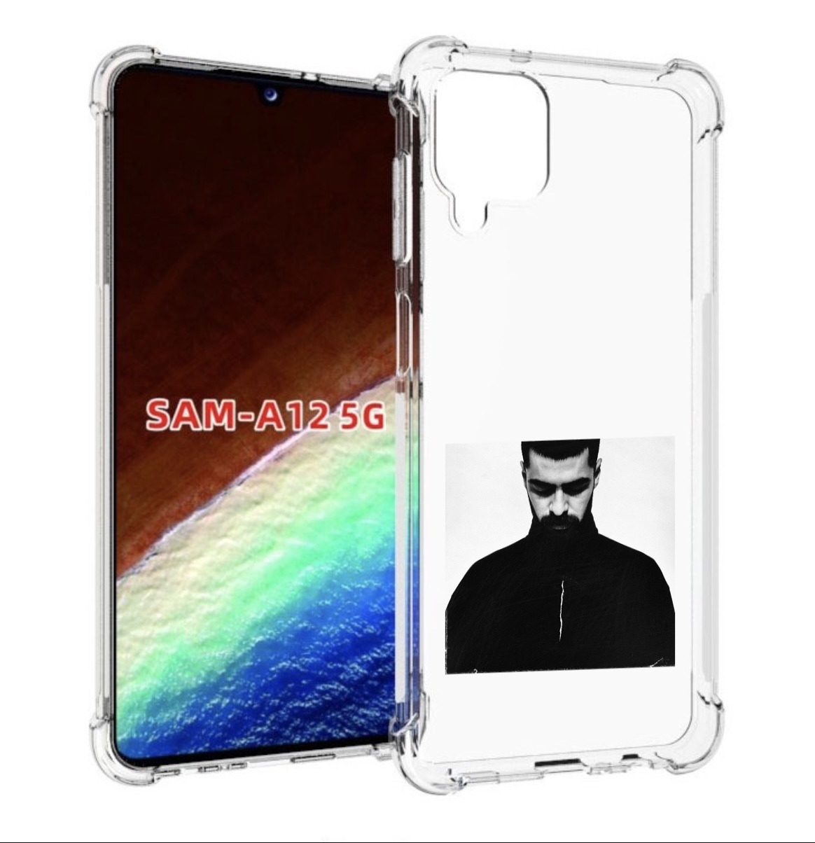 Чехол MyPads Buster Keaton Miyagi мужской для Samsung Galaxy A12 (SM-A125F) 2020/21 Tocco