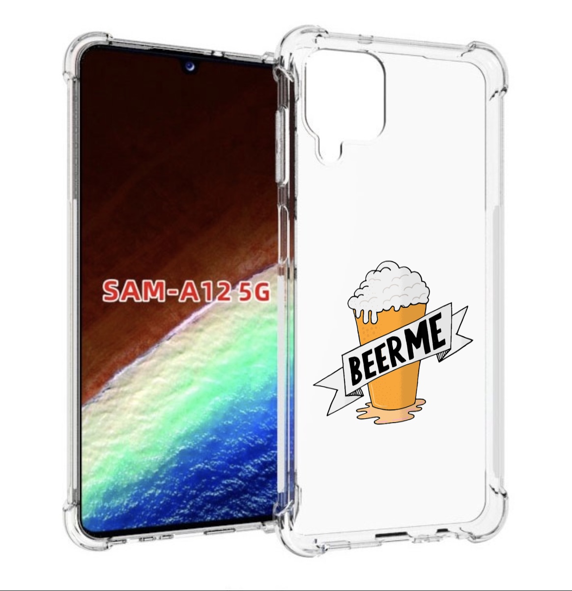 Чехол MyPads Beer-me для Samsung Galaxy A12 (SM-A125F) 2020/21/A12 Nacho SM-A127F Tocco