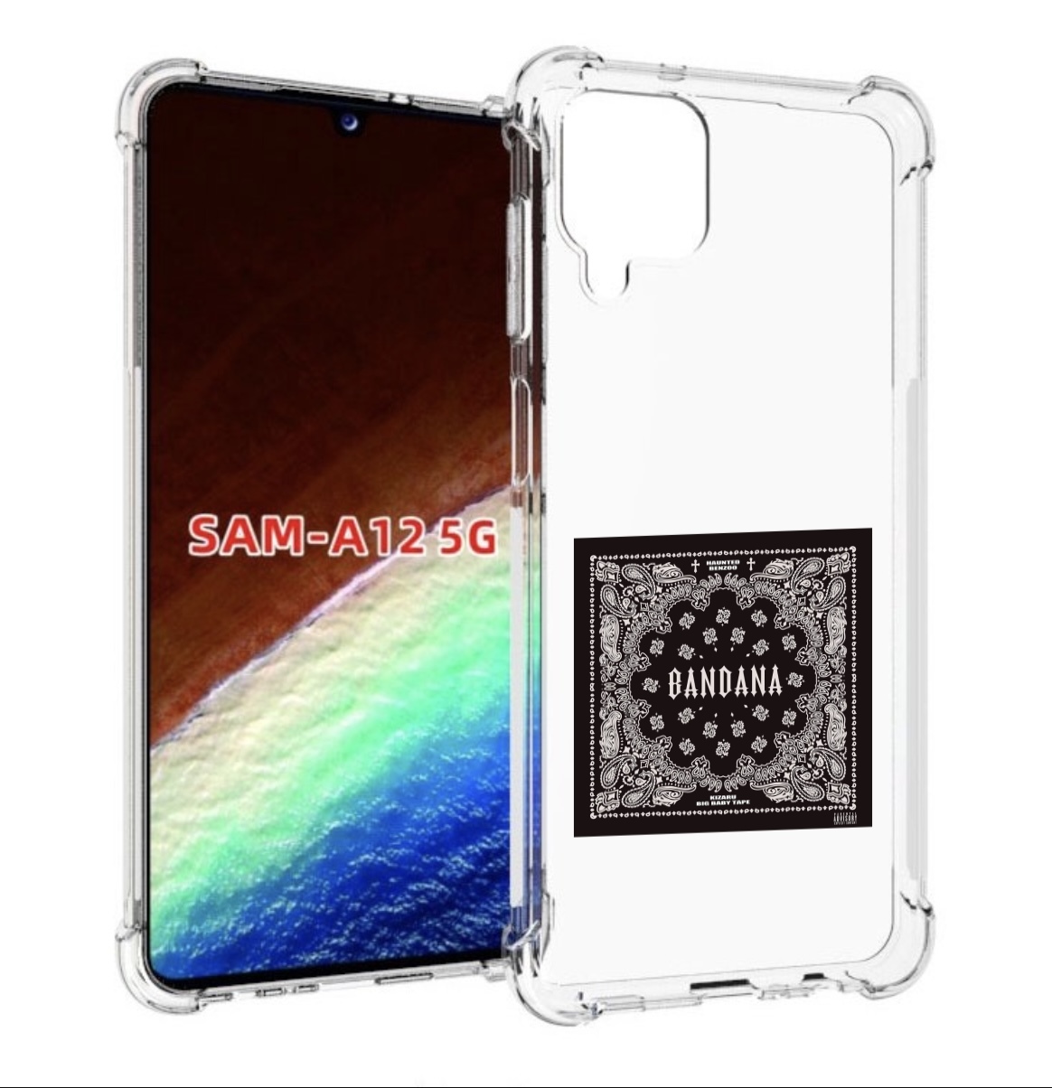 Чехол MyPads Bandana I Big Baby Tape для Samsung Galaxy A12 (SM-A125F) 2020/21 Tocco