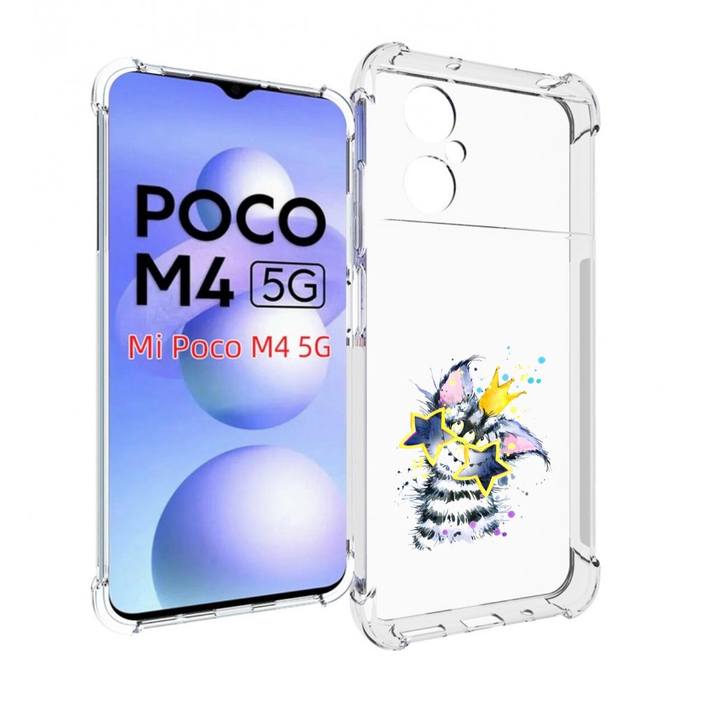 

Чехол MyPads Мартовский Нуся для Xiaomi Poco M4 5G, Прозрачный, Tocco
