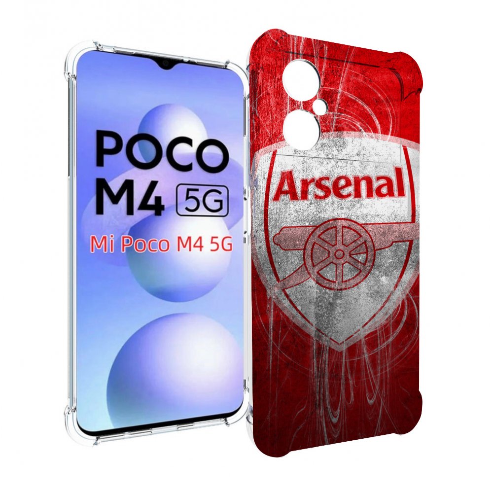 

Чехол MyPads Арсенал для Xiaomi Poco M4 5G, Прозрачный, Tocco