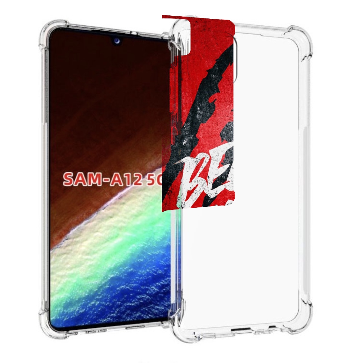 

Чехол MyPads BEAST inside You для Samsung Galaxy A12 (SM-A125F) 2020/21/A12 Nacho SM-A127F, Прозрачный, Tocco
