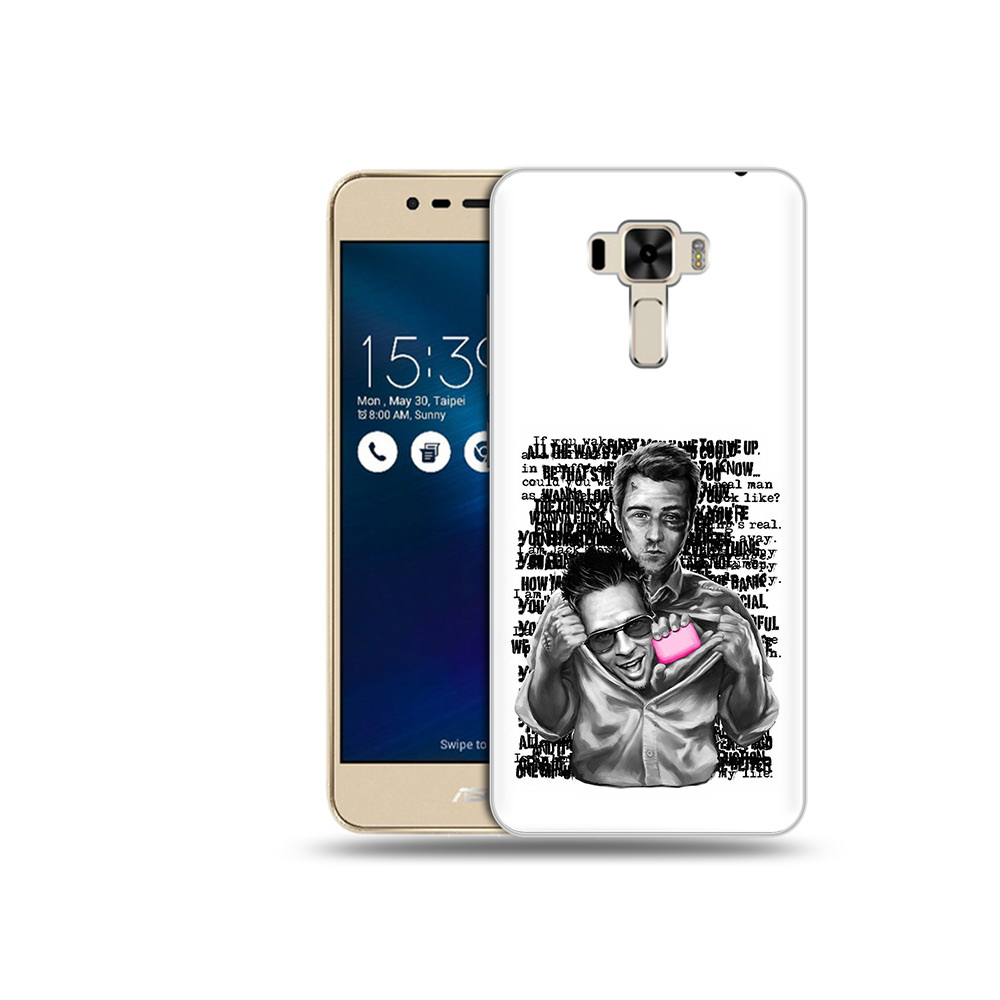 Чехол MyPads Tocco для Asus ZenFone 3 бойцовский клуб (PT40480.655.242)