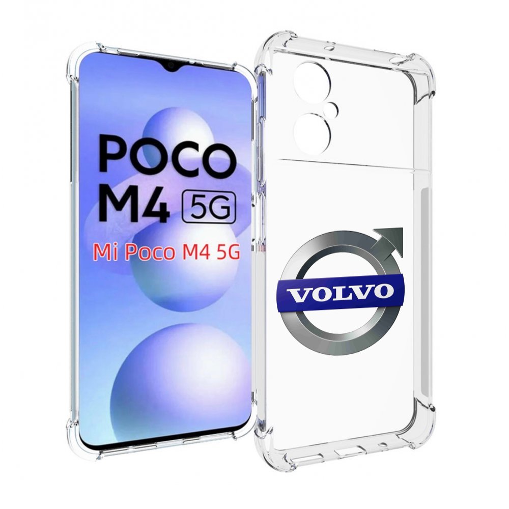 

Чехол Mypads Volvo Мужской Для Poco M4 5G, Прозрачный, Tocco