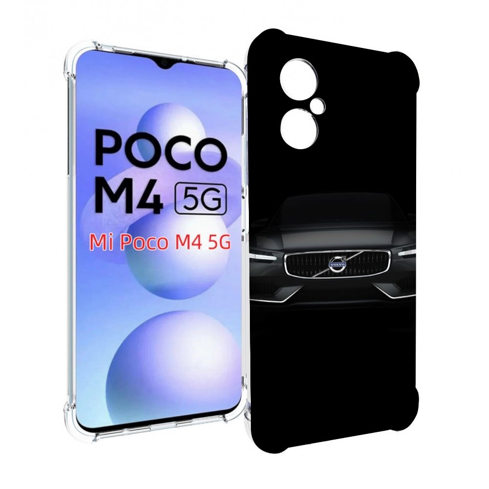 

Чехол Mypads Volvo 1 Мужской Для Poco M4 5G, Прозрачный, Tocco