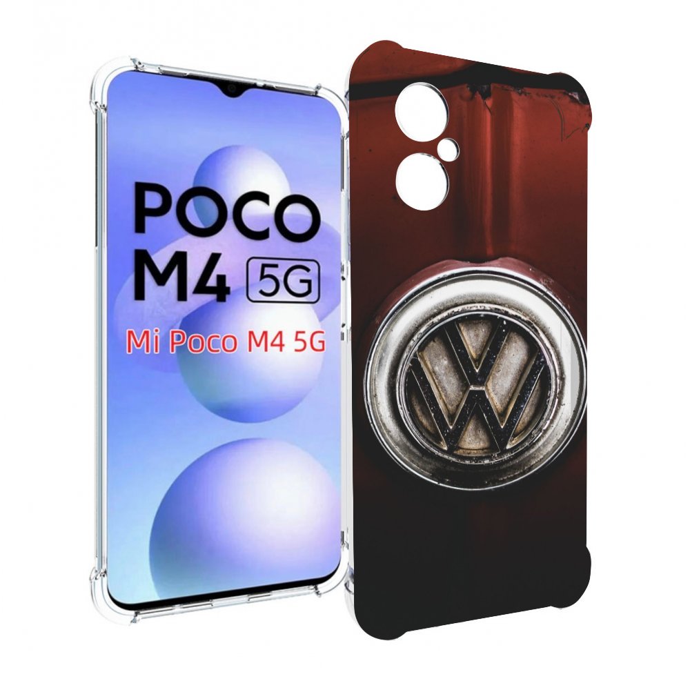 

Чехол Mypads Volkswagen 1 Мужской Для Poco M4 5G, Прозрачный, Tocco