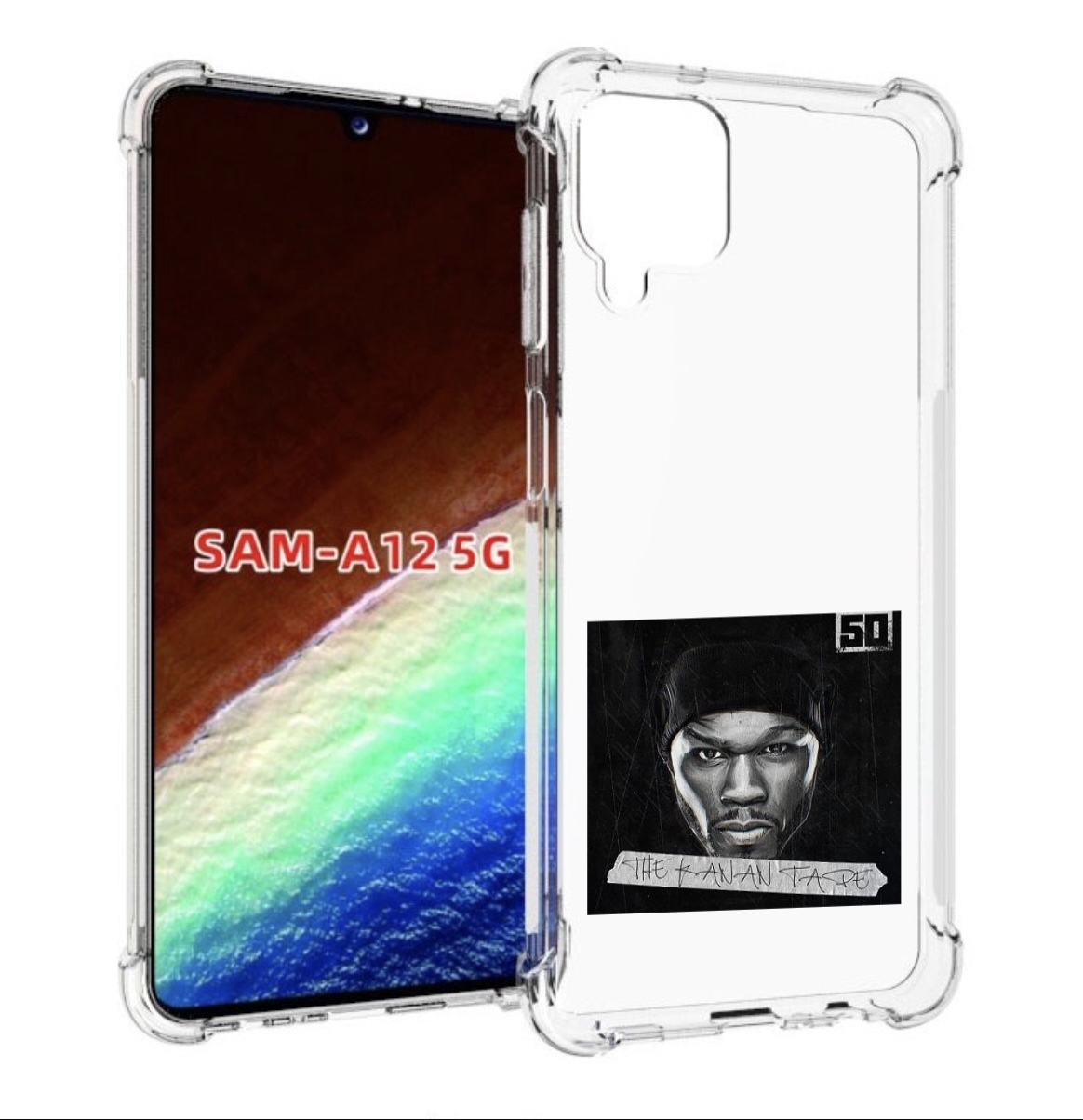 

Чехол MyPads 50 Cent - The Kanan Tape для Samsung Galaxy A12 (SM-A125F) 2020/21, Прозрачный, Tocco