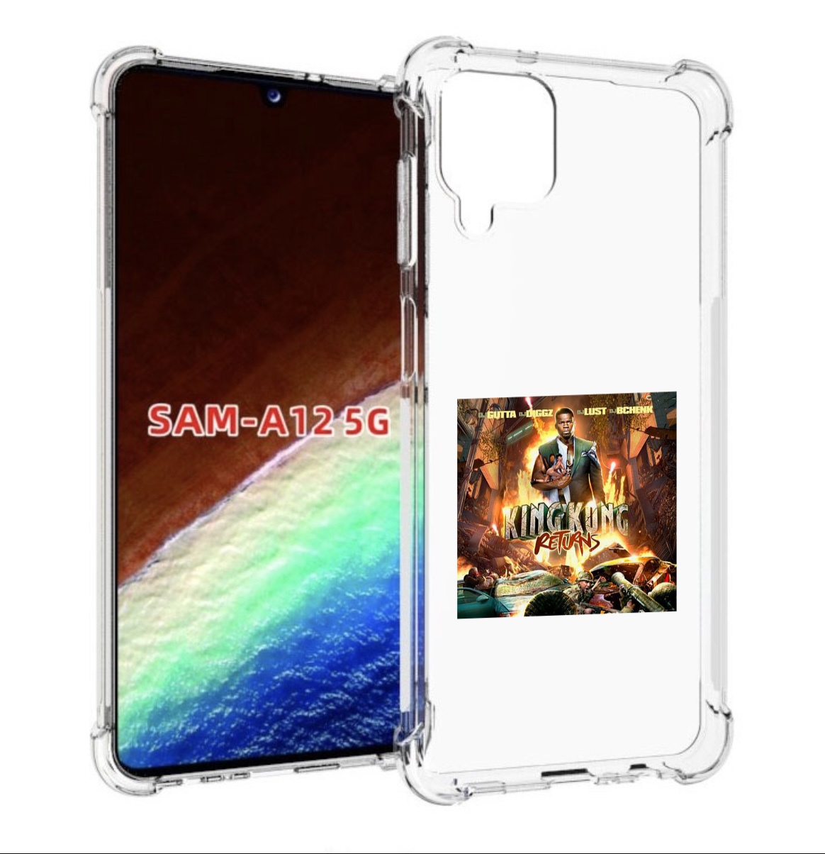 

Чехол MyPads 50 Cent - King Kong Returns для Samsung Galaxy A12 (SM-A125F) 2020/21, Прозрачный, Tocco