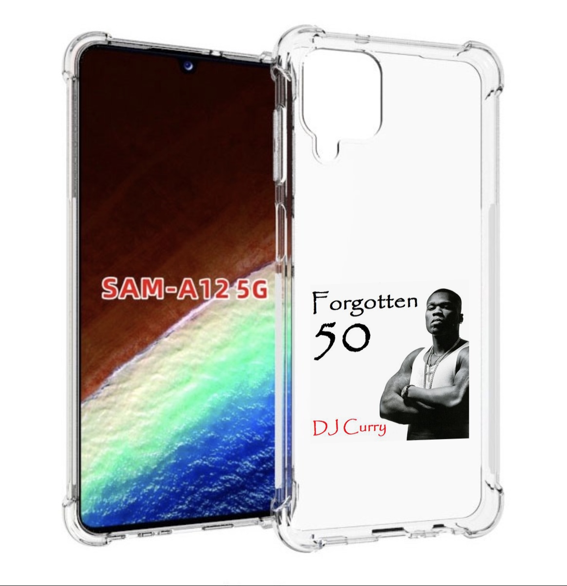 

Чехол MyPads 50 Cent - Forgotten 50 для Samsung Galaxy A12 (SM-A125F) 2020/21, Прозрачный, Tocco