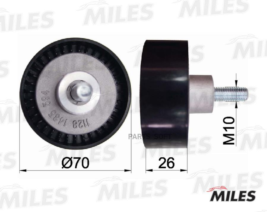 

Ролик Ремня Приводного Bmw E46 316i/318i Miles арт. AG03054