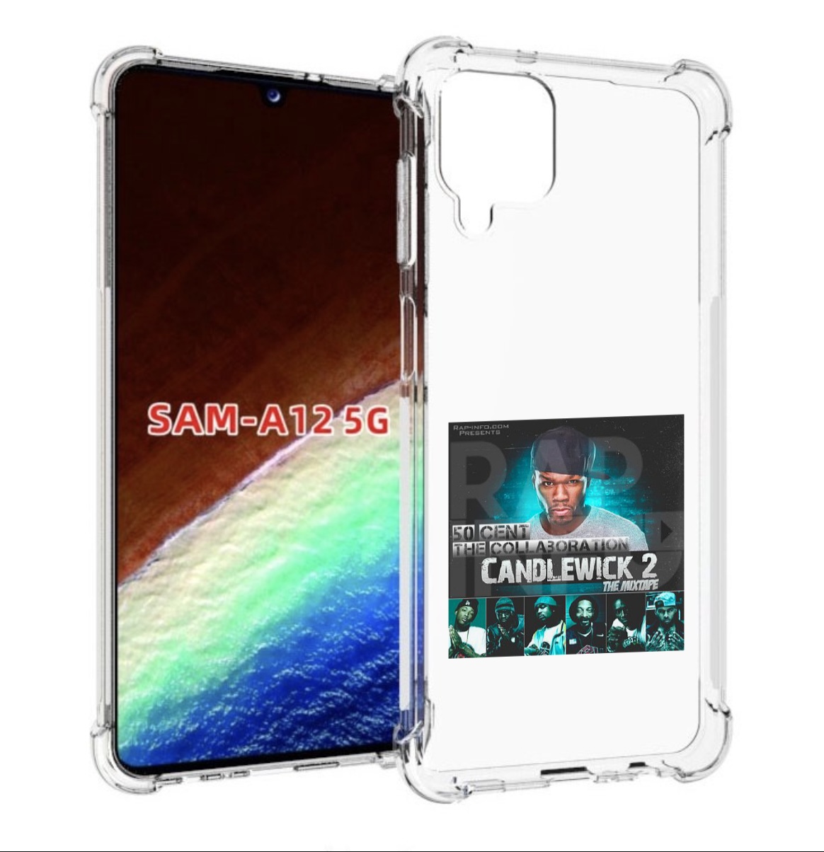 

Чехол MyPads 50 Cent - CandleWick 2 для Samsung Galaxy A12 (SM-A125F) 2020/21, Прозрачный, Tocco