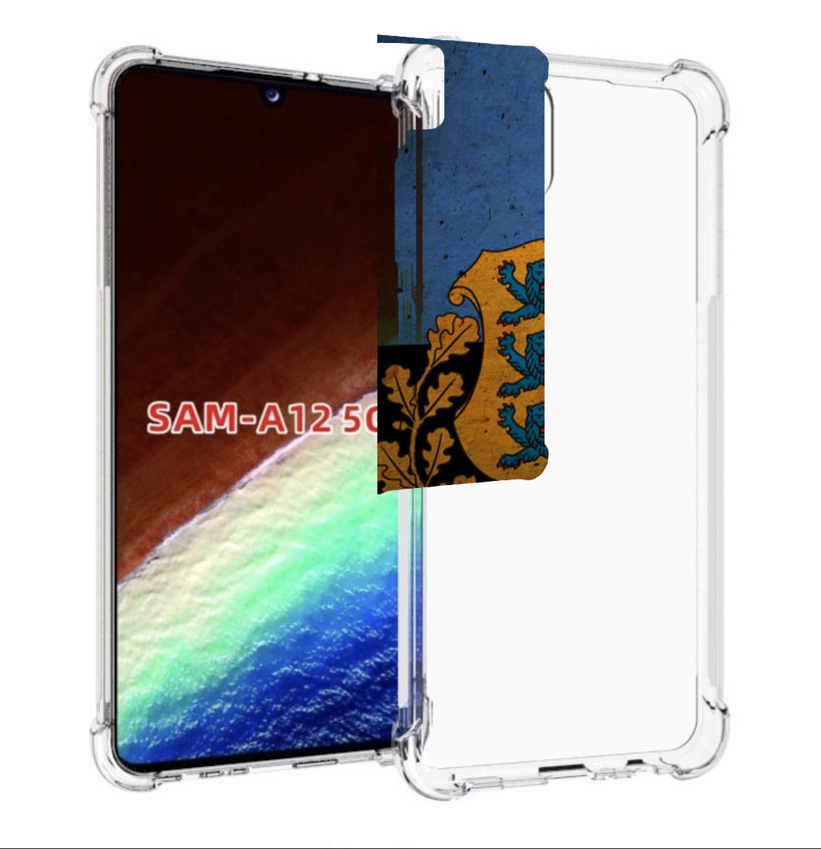 

Чехол MyPads герб флаг эстонии для Samsung Galaxy A12 (SM-A125F) 2020/21, Прозрачный, Tocco