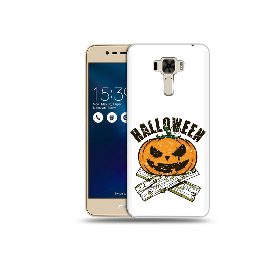 

Чехол MyPads Tocco для Asus ZenFone 3 Хэллоуин доски тыква (PT40480.655.194), Прозрачный, Tocco