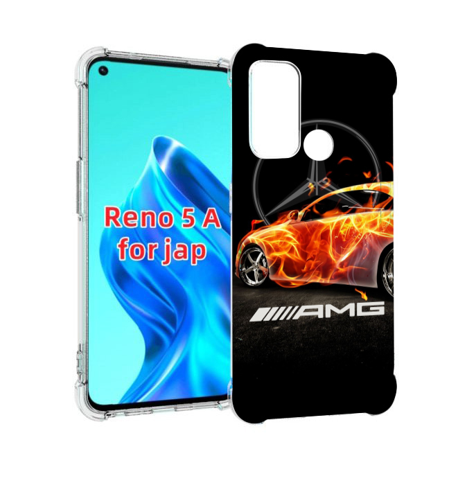 

Чехол MyPads АМГ мужской для Oppo Reno 5A, Прозрачный, Tocco