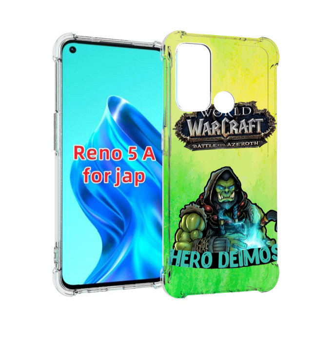 

Чехол MyPads world-of-warcraft мужской для Oppo Reno 5A, Прозрачный, Tocco