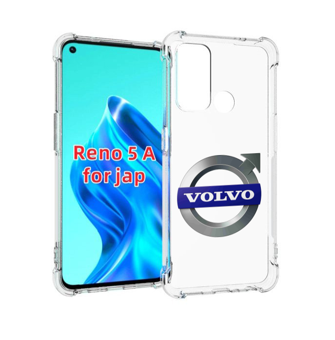 

Чехол MyPads volvo мужской для Oppo Reno 5A, Прозрачный, Tocco