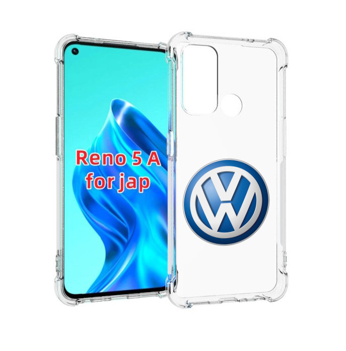 

Чехол MyPads volkswagen мужской для Oppo Reno 5A, Прозрачный, Tocco