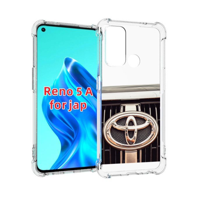 

Чехол MyPads toyota тоиота 3 для Oppo Reno 5A, Прозрачный, Tocco