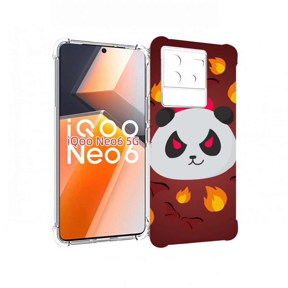 

Чехол MyPads огненная-панда для Vivo iQoo Neo 6 5G, Прозрачный, Tocco