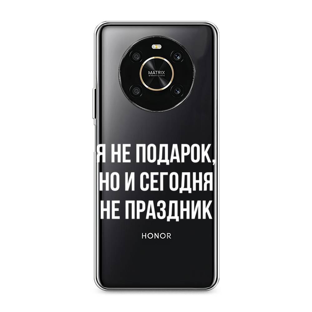 

Чехол Awog на Honor X9 4G/Magic4 Lite 4G "Я не подарок", Разноцветный, 6108150-6