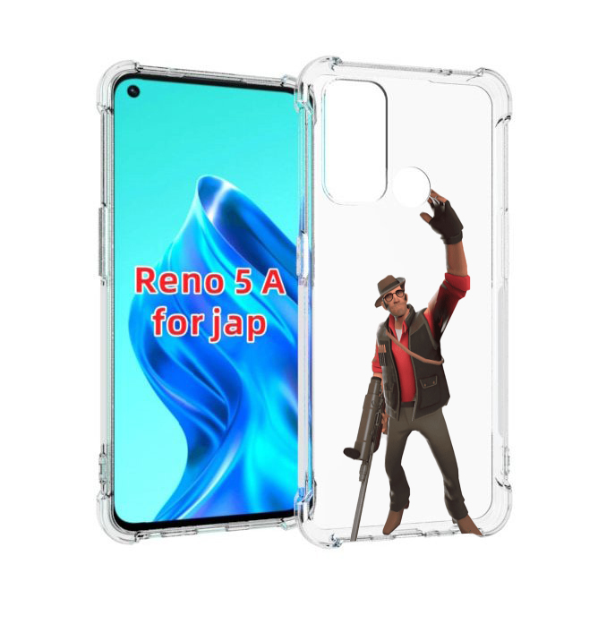 

Чехол MyPads team-fortress-2 для Oppo Reno 5A, Прозрачный, Tocco