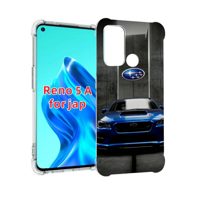 

Чехол MyPads subaru 1 мужской для Oppo Reno 5A, Прозрачный, Tocco