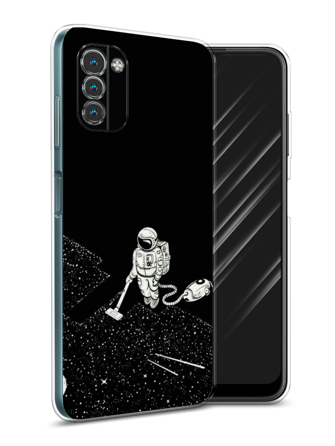 

Чехол Awog на Nokia G11 / Нокиа G11 "Космонавт с пылесосом", Разноцветный, 125150-4