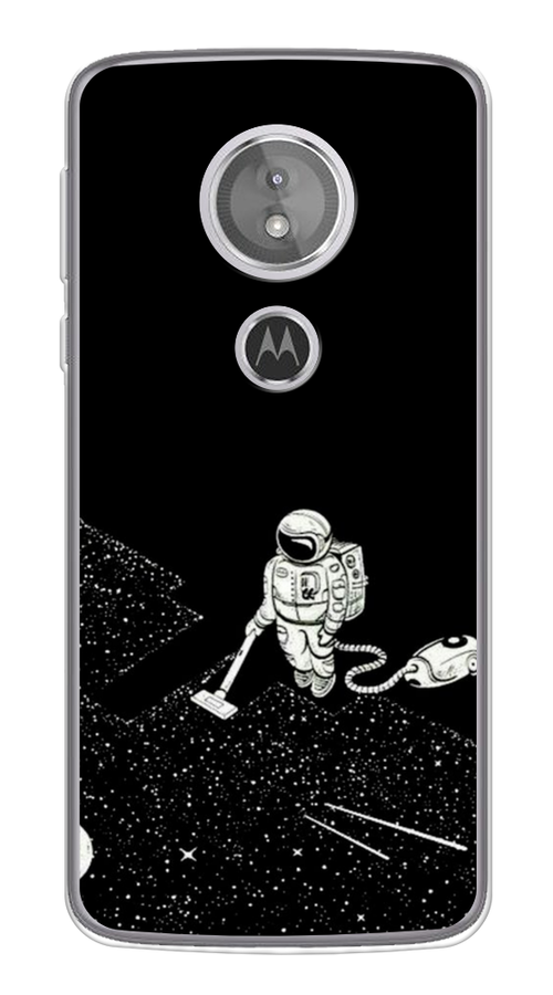 

Чехол Awog на Motorola Moto G6 Play / Моторола Мото G6 Плэй "Космонавт с пылесосом", Разноцветный, 240950-4