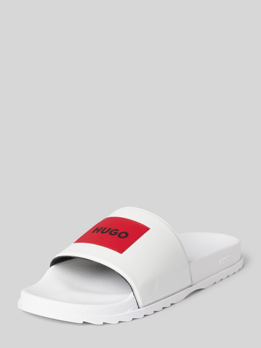 

Сланцы мужские HUGO BOSS 50505377/00 белые 43 EU, Белый, 50505377/00