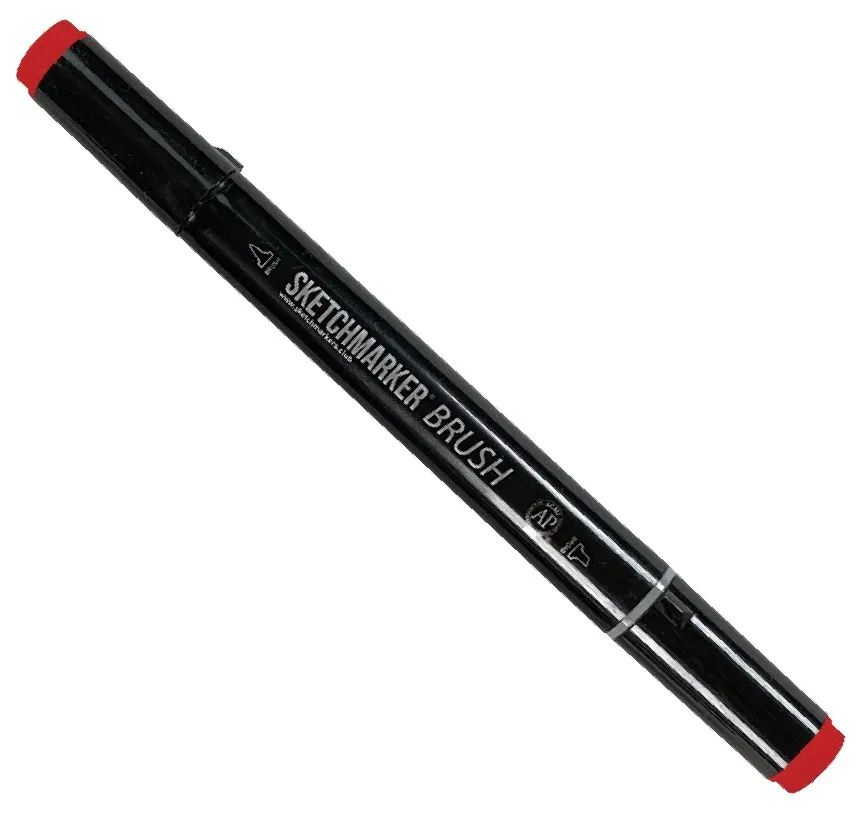 Маркер Sketchmarker Brush двухсторонний для скетчинга цвет R111 Красный