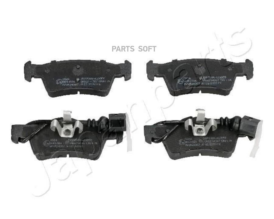 

Колодки тормозные VOLKSWAGEN TOUAREG 02-10 задние с датч. 1шт JAPANPARTS PP-0924AF