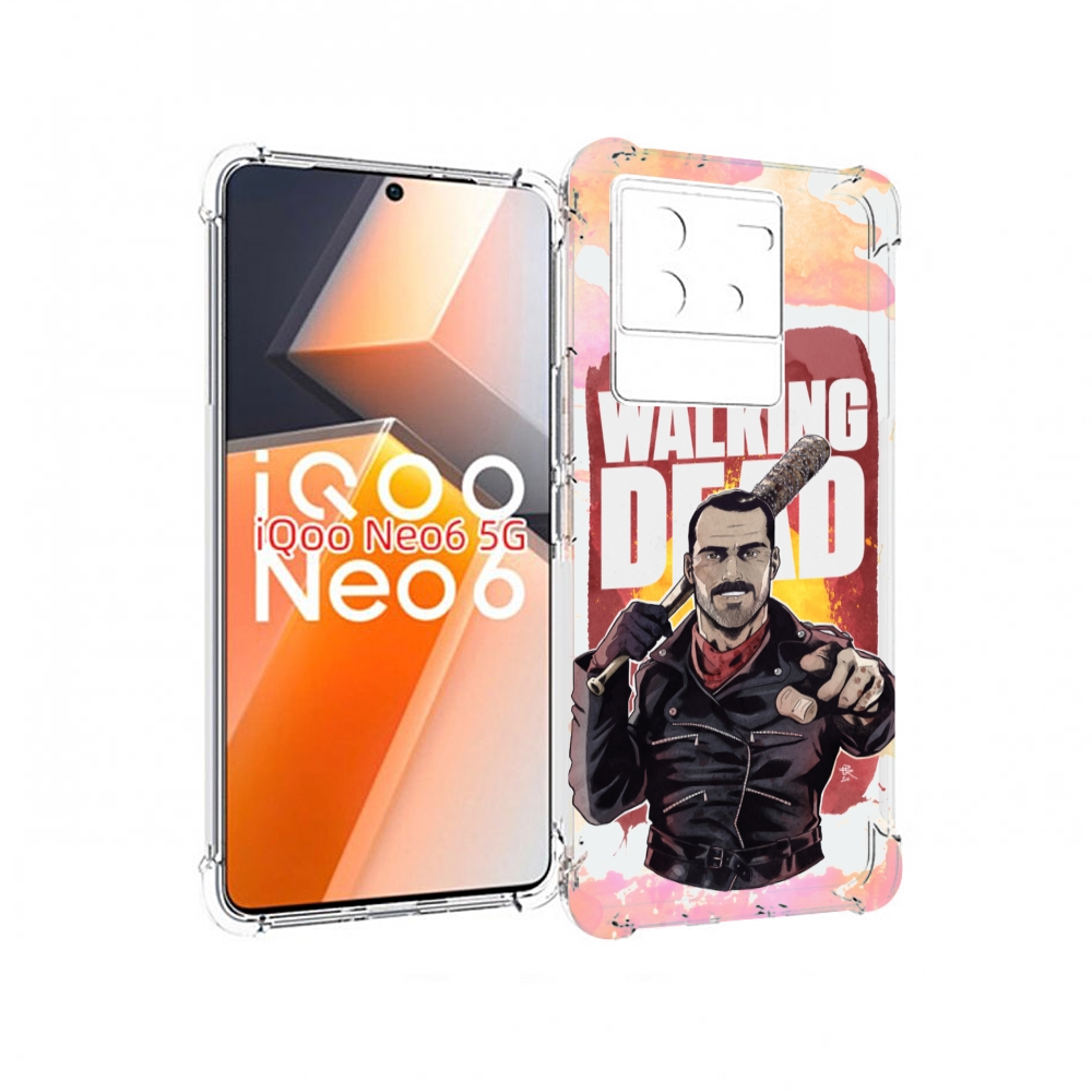 

Чехол MyPads ниган-смит для Vivo iQoo Neo 6 5G, Прозрачный, Tocco