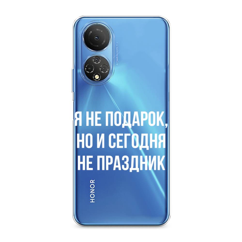 

Чехол Awog на Honor X7 2022 "Я не подарок", Разноцветный, 6108850-6