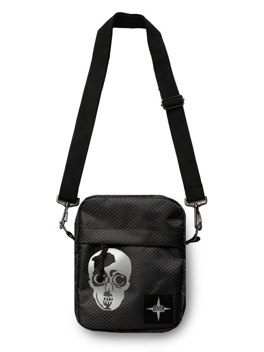 

Сумка унисекс Severclothing B-Skull420, черный, B-Skull420