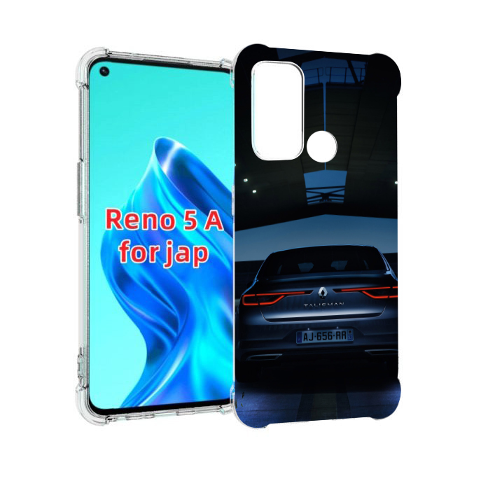 

Чехол MyPads renault рено 1 для Oppo Reno 5A, Прозрачный, Tocco