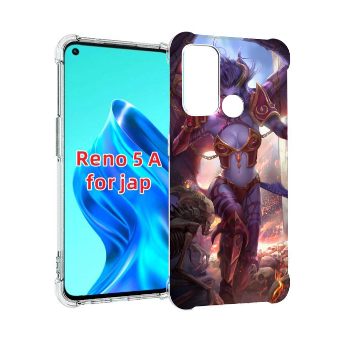 

Чехол MyPads queen of pain dota 2 для Oppo Reno 5A, Прозрачный, Tocco