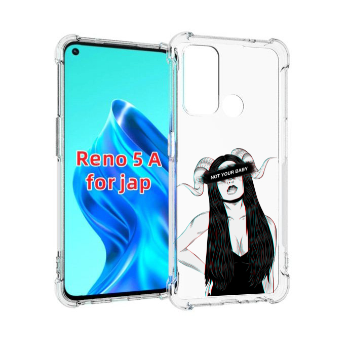 

Чехол MyPads not-your для Oppo Reno 5A, Прозрачный, Tocco