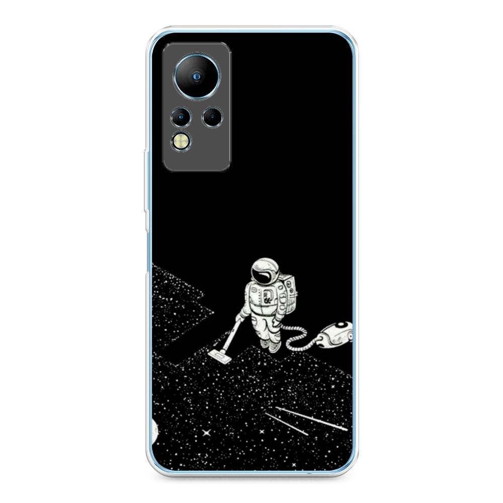 

Чехол Awog на Infinix Note 12 G88 "Космонавт с пылесосом", Разноцветный, 3101850-4