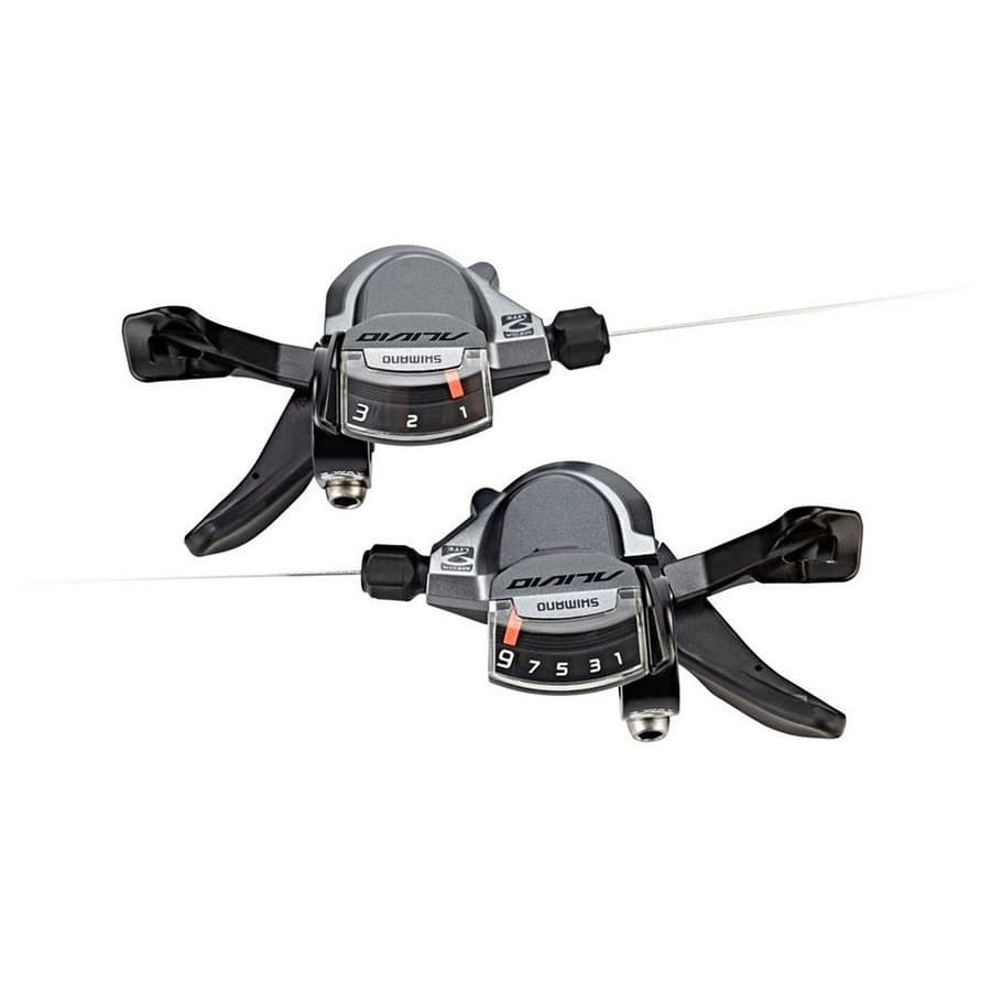 

Шифтер SHIMANO ALIVIO, M4000, левый/правый, 3X9 скоростей, трос+оплетка ESLM4000PA3