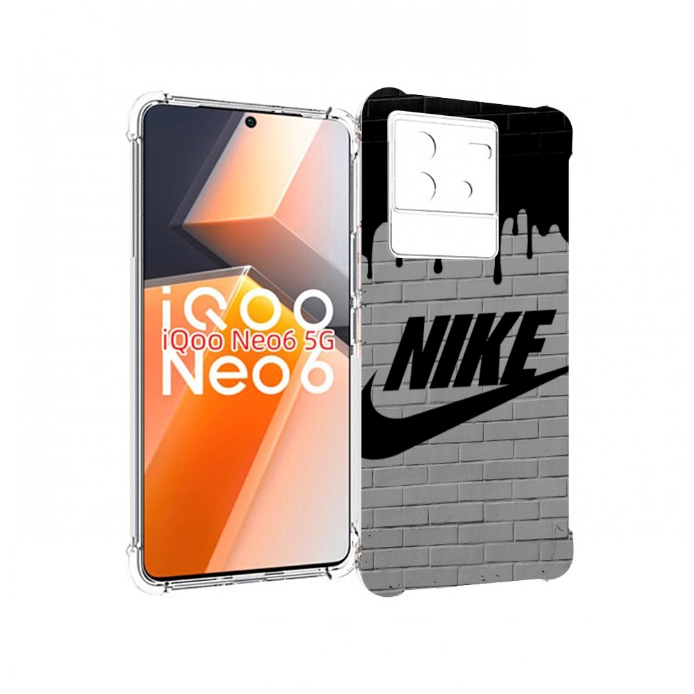 

Чехол MyPads найк в краске для Vivo iQoo Neo 6 5G, Прозрачный, Tocco