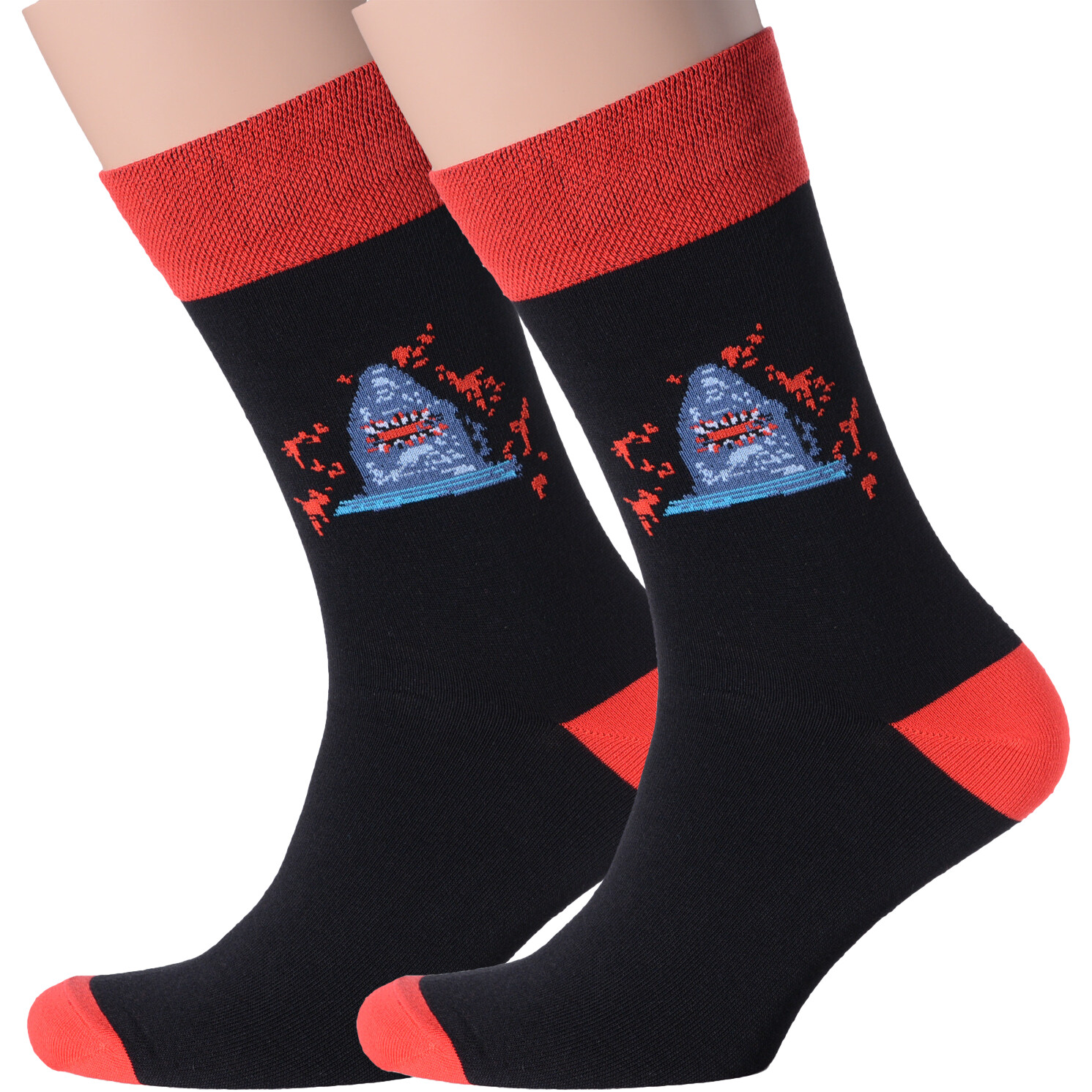 Комплект носков мужских MoscowSocksClub 2-nm-219 черных 25 2 пары