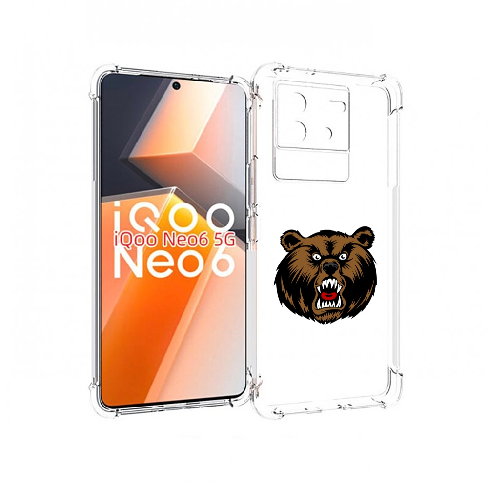 

Чехол MyPads бурый для Vivo iQoo Neo 6 5G, Прозрачный, Tocco