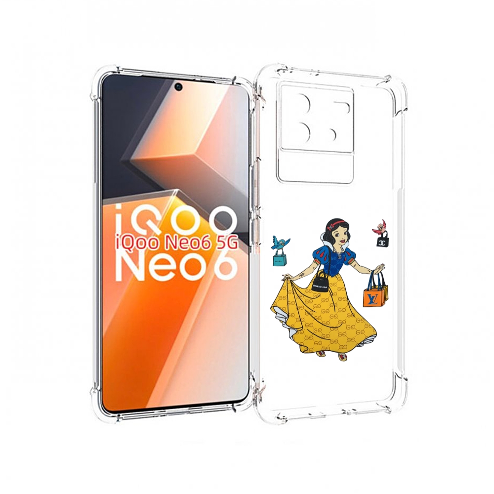 

Чехол MyPads модная-принцесса женский для Vivo iQoo Neo 6 5G, Прозрачный, Tocco