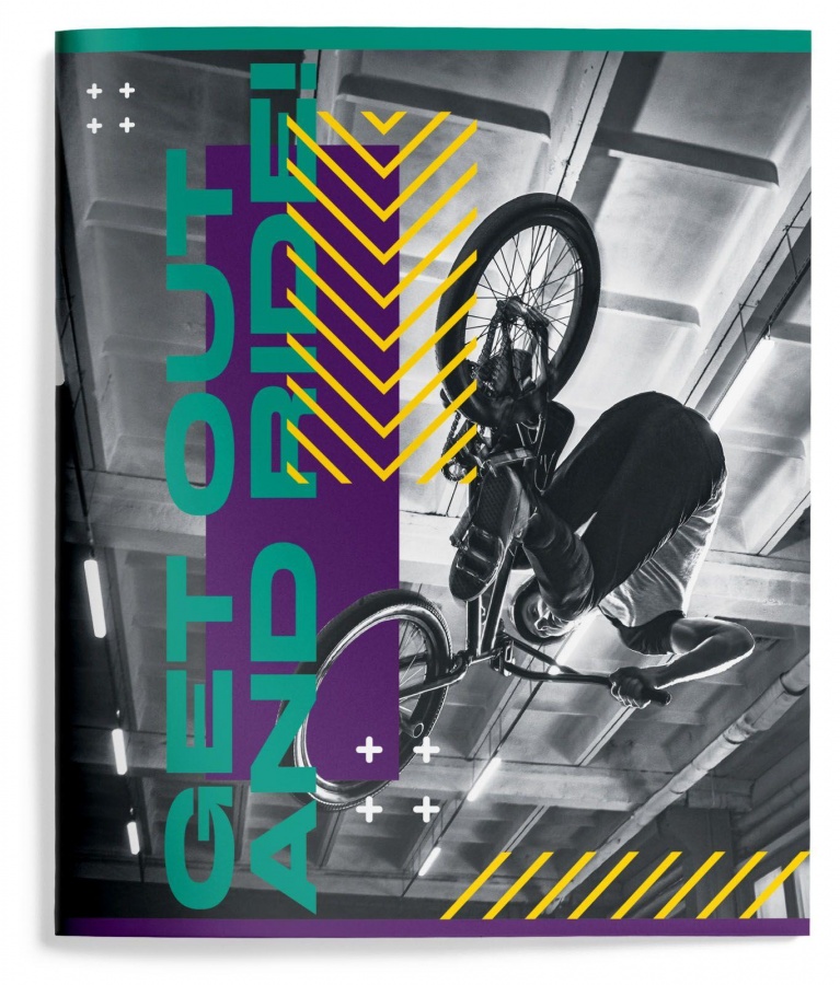 

Тетрадь общая 48л, А5 schoolФОРМАТ Bmx Freestyle, линейка, мелованный картон, ВД-лак, 10шт