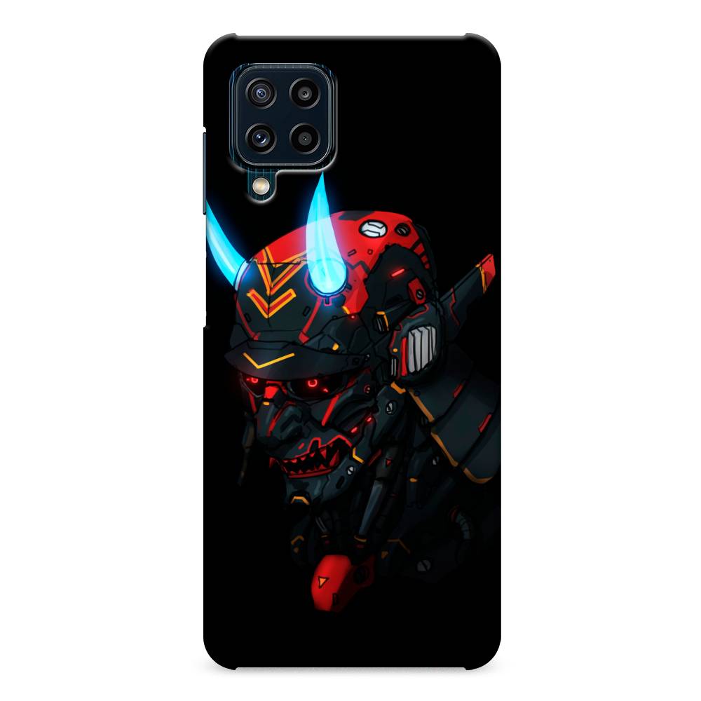 

Пластиковый чехол "Неоновый самурай" на Samsung Galaxy M32
